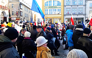 Manifestacja KOD-u w Olsztynie i Elblągu